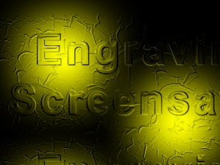 Engraving Screensaver Screenshot