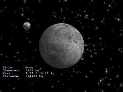 Moon 3D ScreenSaver Screenshot