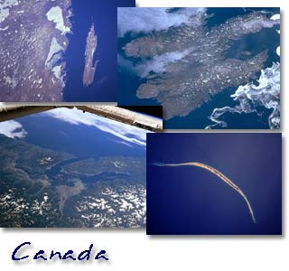 From Space to Earth - Canada Screen Saver Screenshot