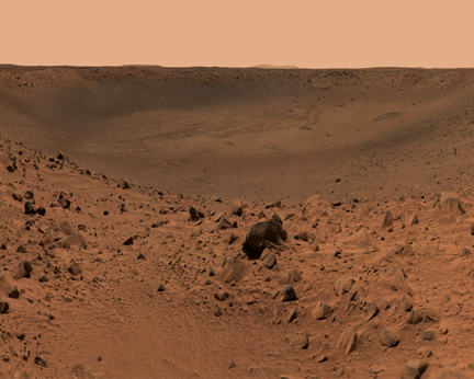 Walking on Mars Screensaver Screenshot