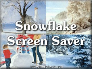 Snowflake Screen Saver Screenshot