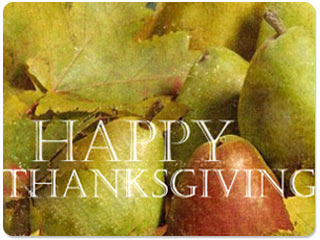 Thanksgiving Blessings Screensaver Screenshot