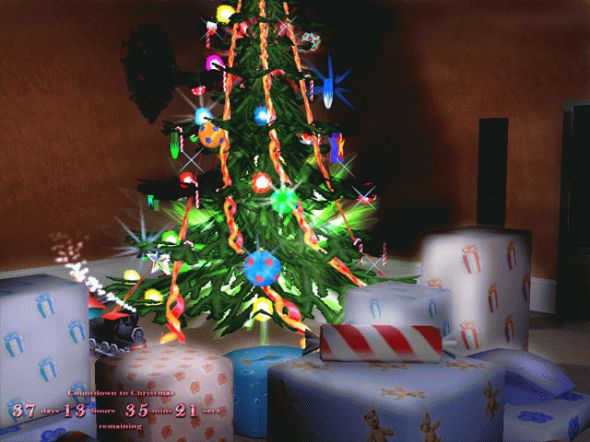 3D Merry Christmas Screensaver Screenshot