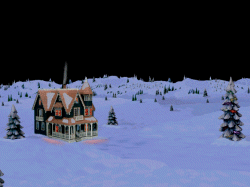 Snowy Winter Wonderland Screen Saver Screenshot
