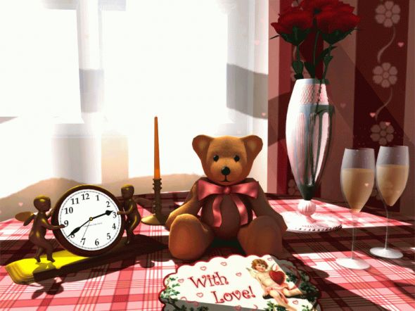 Saint Valentine's 3D Screensaver Screenshot
