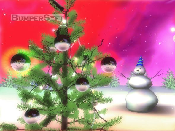 3D Christmas Space ScreenSaver Screenshot
