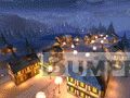 Winter Night 3D Screensaver Screenshot