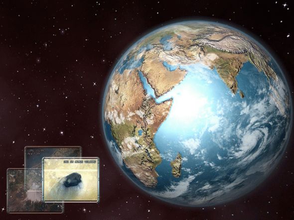 Earth 3D Space Survey Screensaver Screenshot