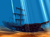 3D Pirate Ship Screensaver Screenshot