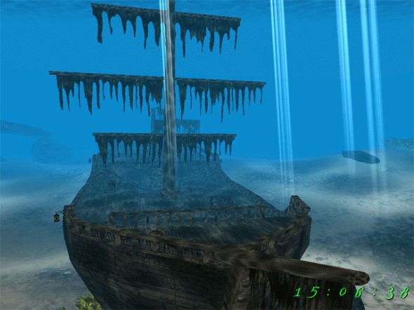 Pirate Ship 3D Screensaver: The Pirates of the Caribbean Screenshot