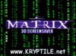 A Matrix 3D Screensaver Screenshot