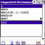 LingvoSoft Dictionary English <-> Albanian for Palm OS 3.2.85