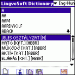 LingvoSoft Dictionary English <-> Hungarian for Palm OS 3.2.90
