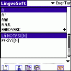LingvoSoft Dictionary English <-> Turkish for Palm OS 3.2.92