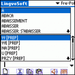 LingvoSoft Dictionary French <-> Polish for Palm OS 3.2.85