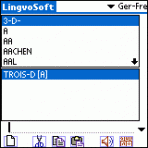 LingvoSoft Dictionary German <-> French for Palm OS 3.2.85