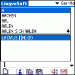 LingvoSoft Dictionary German <-> Italian for Palm OS 3.2.85