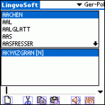 LingvoSoft Dictionary German <-> Polish for Palm OS 3.2.94