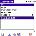 LingvoSoft Dictionary German <-> Spanish for Palm OS 3.2.94