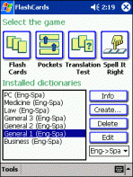 LingvoSoft FlashCards English <-> Spanish for Pocket PC 1.3.14