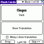 LingvoSoft FlashCards German <-> French for Palm OS 1.2.36