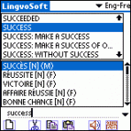 LingvoSoft Talking Dictionary English <-> French for Palm OS 3.2.85