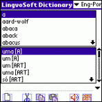 LingvoSoft Talking Dictionary English <-> Portuguese for Palm OS 3.2.90