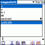 LingvoSoft Talking Dictionary English <-> Spanish for Palm OS 3.2.92
