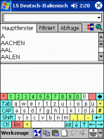 LingvoSoft Talking Dictionary German <-> Italian for Pocket PC 2.7.09