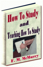 How to Study and Teaching How to Study 1.0