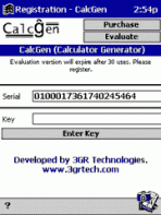 Calc Gen(Engineering pack) 1.0 PocketPC
