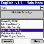 EngCalcLite(HVAC) 1.1 Palm