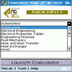 EngCalc(Heat and Mass Transfer) 2.0 PocketPC