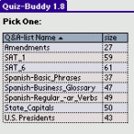 Quiz-Buddy for Palm 1.9
