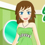 Girl In Green Dress Up Game 1.2