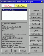 Wordware Personal Information Manager for Word 10.0