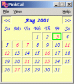 Pink Calendar and Day Planner 6.0