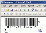 Morovia Telepen Barcode Fontware 2.0