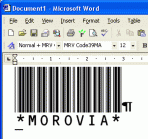 Morovia Code 93 Barcode Fontware 1.0