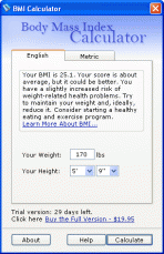 BMI Calculator (Body Mass Index Calculator) 1.2