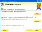Easy-to-Use PDF to RTF Converter 1.0