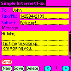 Simple Internet Fax for Palm 3.3