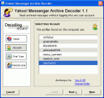 Yahoo! Messenger Archive Decoder (YMAD) 1.0