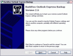 BackRex Outlook Express Backup 2.3