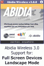 Abidia Wireless eBay for Palm 3.0.1