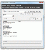 Audio Data Burner ActiveX 1.2.0