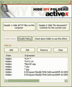 Hide My Folders ActiveX 2.0