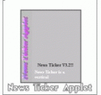 News Ticker Scroll Applet 3.2