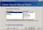 Outlook Express Backup Wizard 1.1