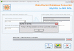 Data Doctor Database Converter - MySQL to MS SQL 2.0.1.5